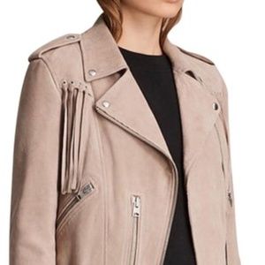 Allsaints Women Suede Jacket New With Tags Size US 2